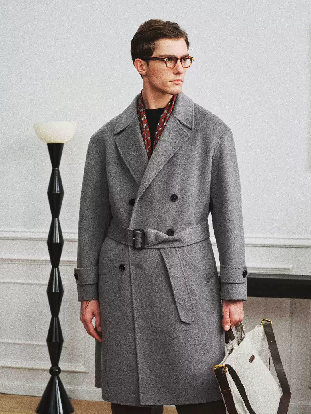 Double-Faced Wool Overcoat