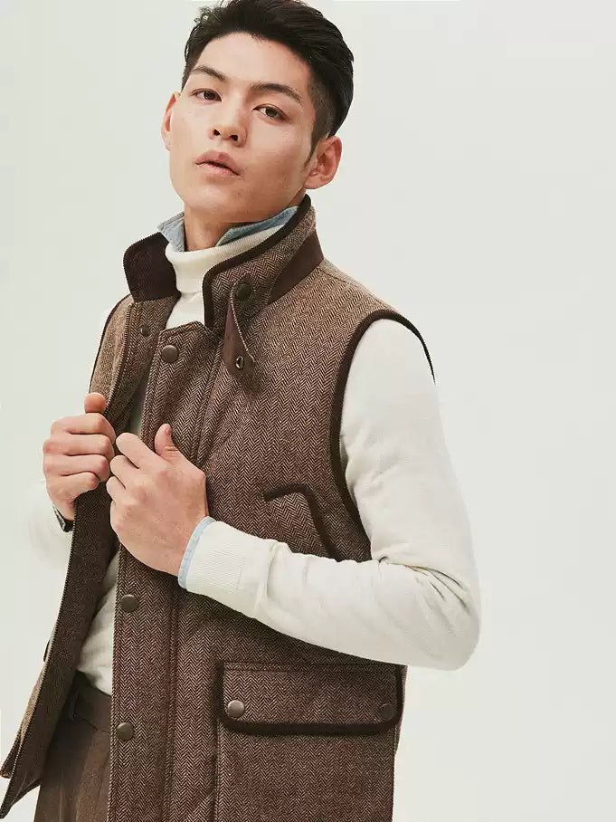 Wool Blend Down Vest