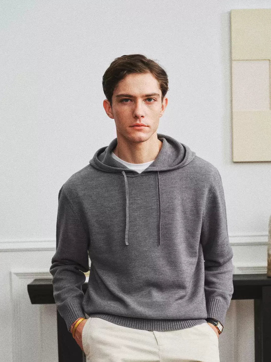Wool Hooded Sweater