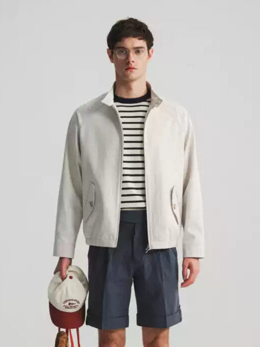 Harrington G9 Twill Jacket - Warm Oat